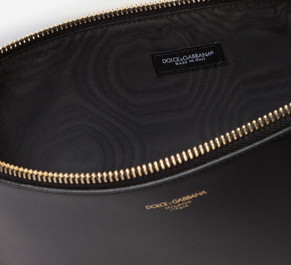 Túi Dolce & Gabbana Calfskin Document Holder With Heat-stamped Logo - Ảnh 4