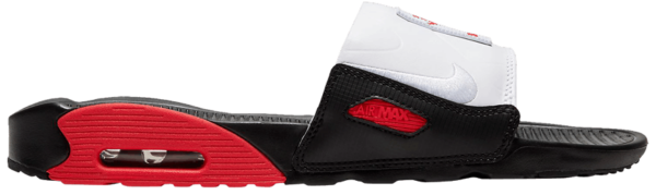 Dép Nike Air Max 90 Slide 'Black Chile Red' BQ4635-003