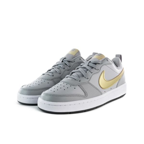 Giày Nike Court Borough Low 2 Grey Gold (GS) BQ5448-013 - Ảnh 2