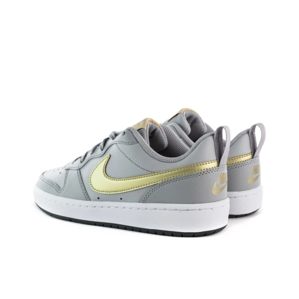 Giày Nike Court Borough Low 2 Grey Gold (GS) BQ5448-013 - Ảnh 3