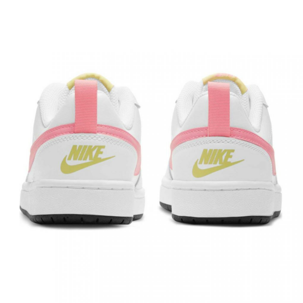 Giày Nike Court Borough Low 2 'White Light Citron' BQ5448-108 - Ảnh 4