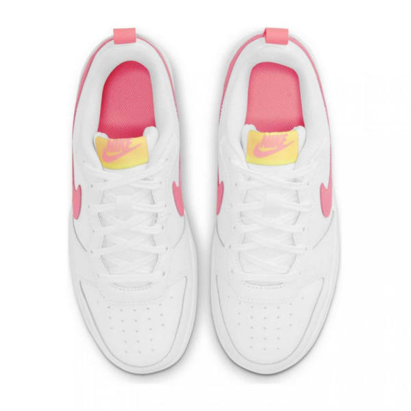 Giày Nike Court Borough Low 2 'White Light Citron' BQ5448-108 - Ảnh 3