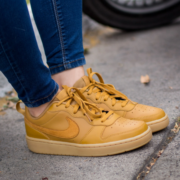 Giày Nike Court Borough Low 2 Gum Light Brown BQ5448-700 - Ảnh 4