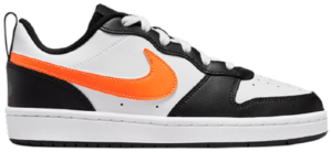 Giày Nike Court Borough Low 2 GS 'White Black Orange' BQ5448-115