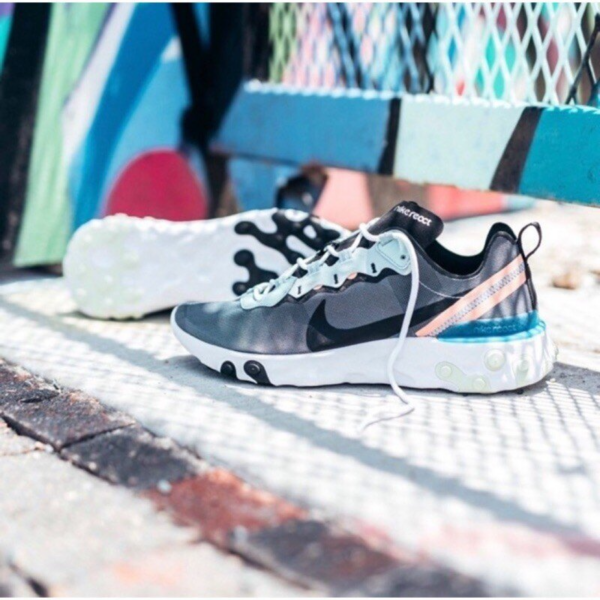 Giày Nike React Element 55 'Ocean Cube' BQ6166-300 - Ảnh 3