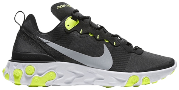 Giày Nike React Element 55 'Black Volt' BQ6166-001