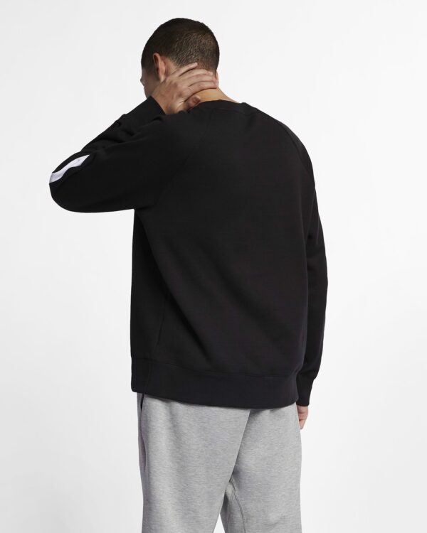 Giày Nike Sportwear HBR Swoosh Crew Sweatshirt Black White BQ6461-010 - Ảnh 4