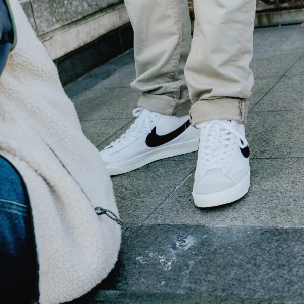 Giày Nike Blazer Mid '77 Vintage 'White Black' BQ6806-100 - Ảnh 4