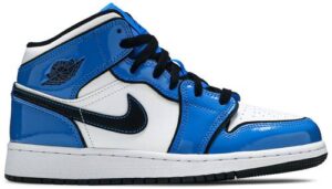 Giày Nike Air Jordan 1 Mid SE GS 'Signal Blue' BQ6931-402