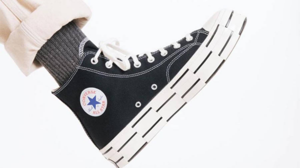 Giày Converse Brain Dead x Chuck 70 High Black 170549C - Ảnh 4