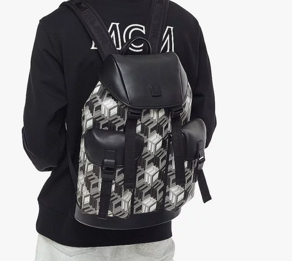 Túi MCM Brandenburg Monogram Canvas MMKBACK07BW001 - Ảnh 5
