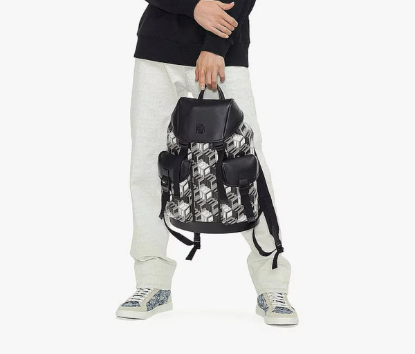 Túi MCM Brandenburg Monogram Canvas MMKBACK07BW001 - Ảnh 6