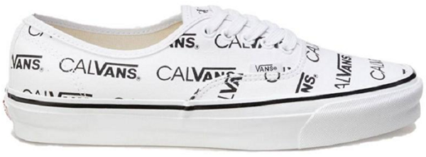Giay Vans x Palace x CK1 Authentic Calvans 'True White' VN0A5FBDQLZ