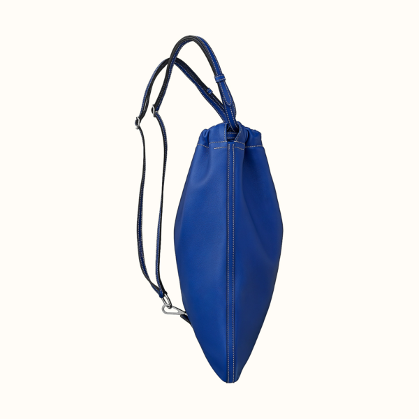Túi Hermes Bridado Backpack- Bleu 'Blue' 077763CK7T - Ảnh 4