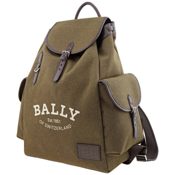 Balo Bally Clifford Linen Backpack 'Olive' 603137-25870-F009