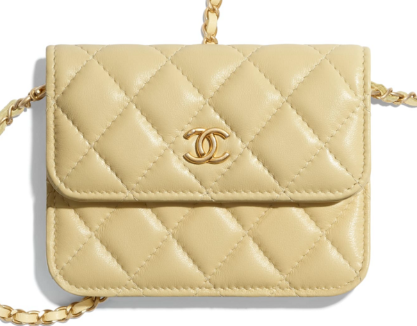 Túi Chanel Clutch On Chain Lambskin Gold AP1628-B02916-NA105