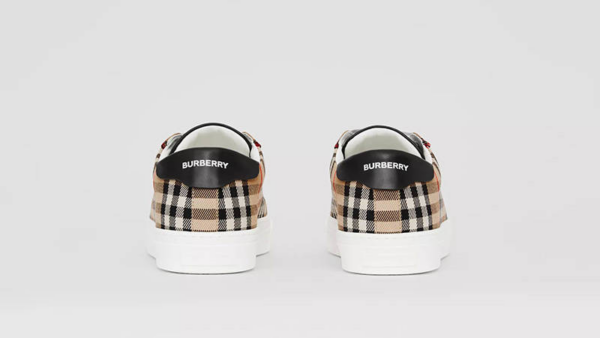 Giày Burberry Vintage Check And Leather 'Archive Beige' - Ảnh 5