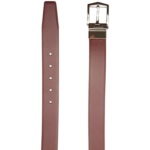 Thắt Lưng Burberry London 'Burgundy Black' 4069087 - Ảnh 2