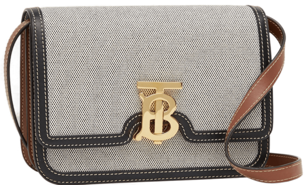 Tui Burberry Small Tri-tone TB Bag 'Black Tan' 80306661