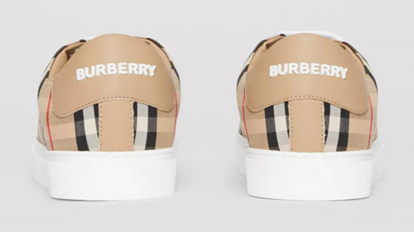 Giày Burberry Vintage Check And Leather 'Archive Beige' - Ảnh 5