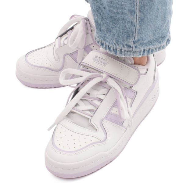 Giày Adidas Forum Plus 'White Purple Tint' FY3795 - Ảnh 3