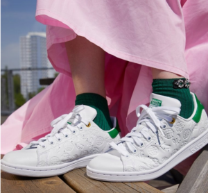 Giay Adidas Wmns Stan Smith 'Embossed Graphics White Green' FX5674