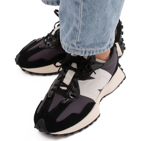 Giày New Balance Wmns 327 'Black Grey' WS327SFC - Ảnh 2