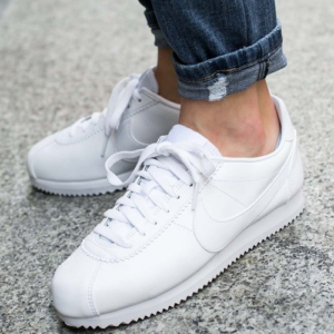 Alternative view of Giày Nike Wmns Classic Cortez Leather 'White' 807471-102