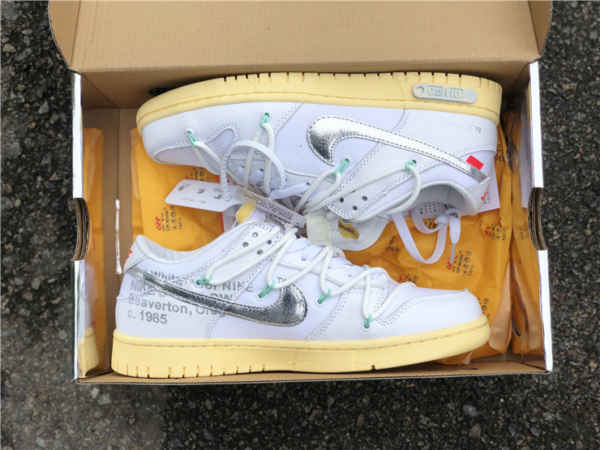Giày Nike Off-White x Dunk Low 'Lot 01 Of 50' DM1602-127 - Ảnh 5