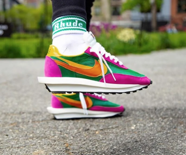 Giày Nike Sacai x LDWaffle 'Pine Green' BV0073-301 - Ảnh 6