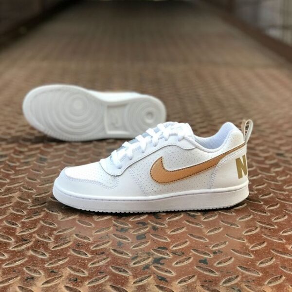 Giày Nike Court Borought Low EP GS 'White Gold' BV0745-100 - Ảnh 5