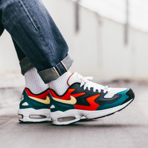 Giày Nike Air Max 2 Light SP 'Red Navy Emerald' BV1359-600 - Ảnh 2