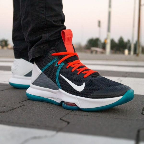 Giày Nike LeBron Witness 4 'Black Red Glass Blue' BV7427-005 - Ảnh 4