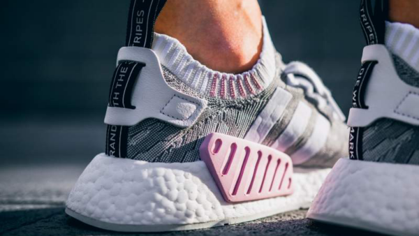 Giày Adidas NMD_R2 Primeknit 'White Black Pink' BY9520 - Ảnh 5
