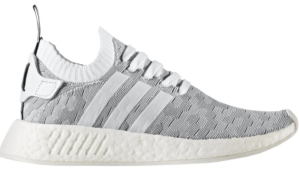Giày Adidas NMD_R2 Primeknit 'White Black Pink' BY9520