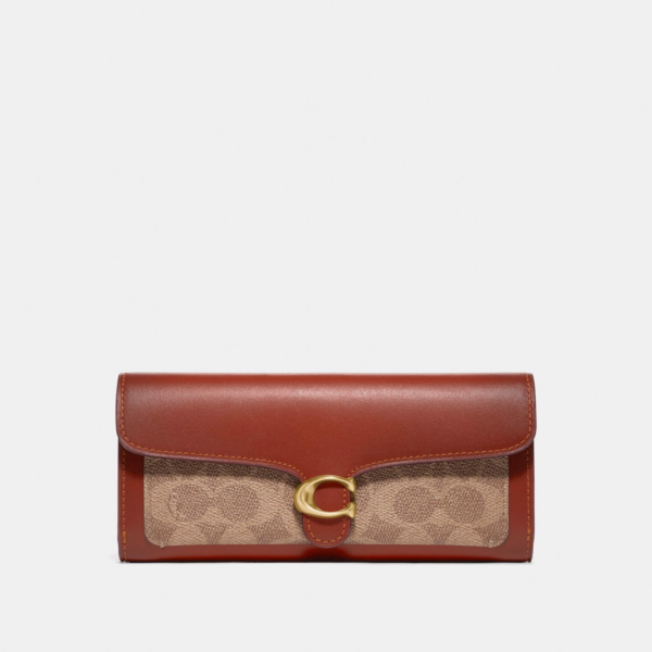 Ví Coach Tabby Signature Canvas 'Tan Rust' 301G8MXVOH - Ảnh 2