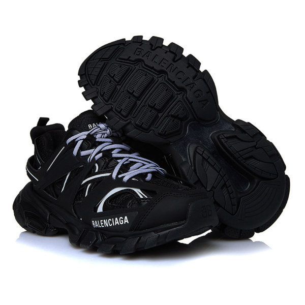 Giày Balenciaga Wmns Track Sneaker Black White 542436-W3AC1-1090 - Ảnh 3