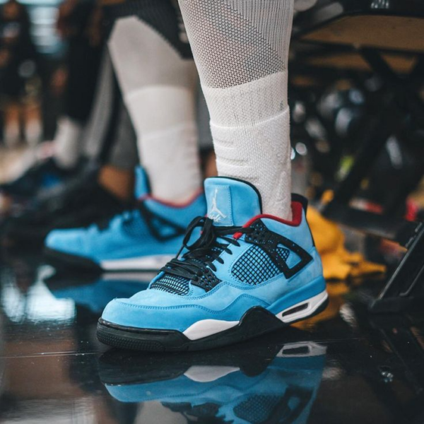 Giày Nike Travis Scott x Air Jordan 4 Retro 'Cactus Jack' 308497-406 - Ảnh 2