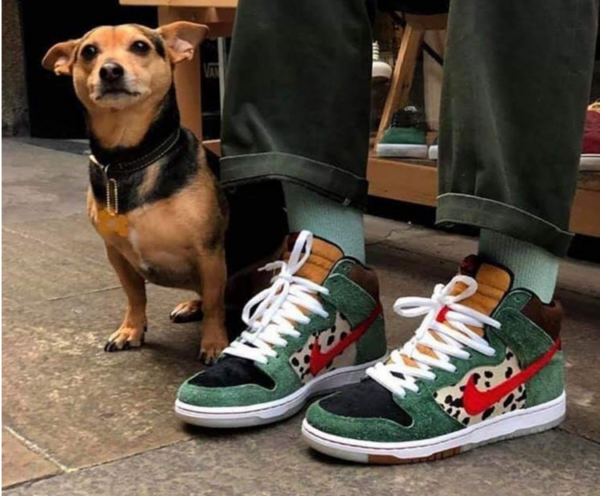 Giày Nike Dunk High SB 'Walk The Dog' BQ6827-300 - Ảnh 2