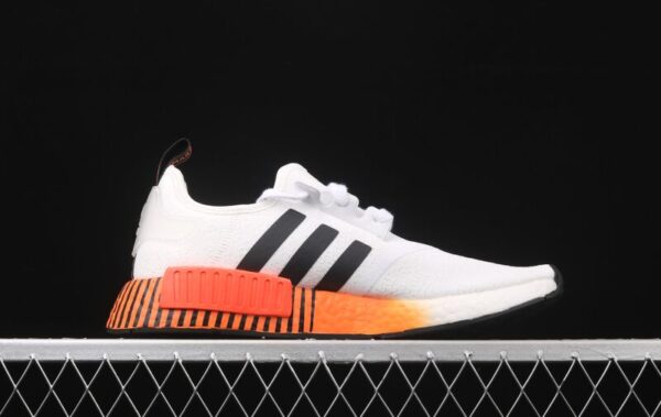 Giày Adidas NMD R1 'Glitch White Solar Red' FV3648 - Ảnh 5