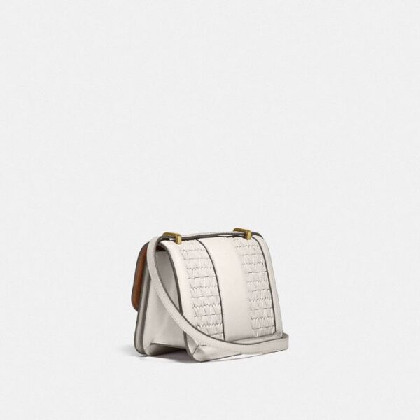 Túi Coach Alie Shoulder Bag 18 With Weaving C2587 B4 IY - Ảnh 2