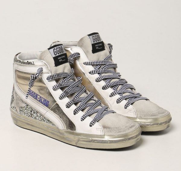 Giày Golden Goose Slide 'Silver' GWF00116-F001884-65147 - Ảnh 4