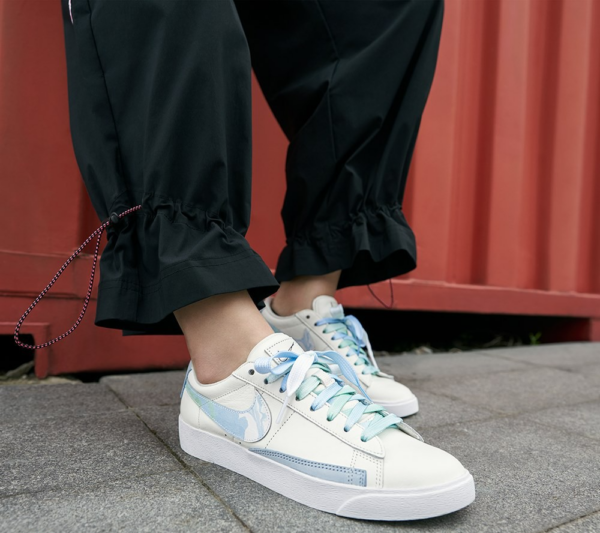 Giày Nike Wmns Blazer Low LX Sail 'Celestine Blue' CZ8688-146 - Ảnh 4