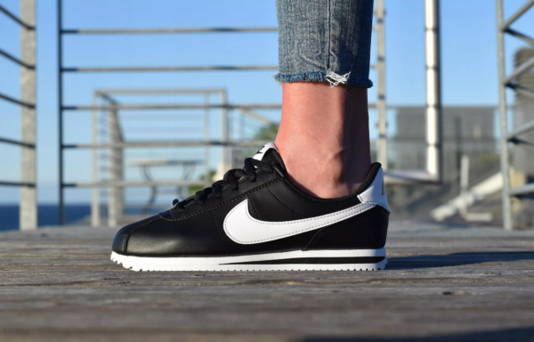 Giày Nike Cortez Basic SL GS 'Black' 904764-001 - Ảnh 8