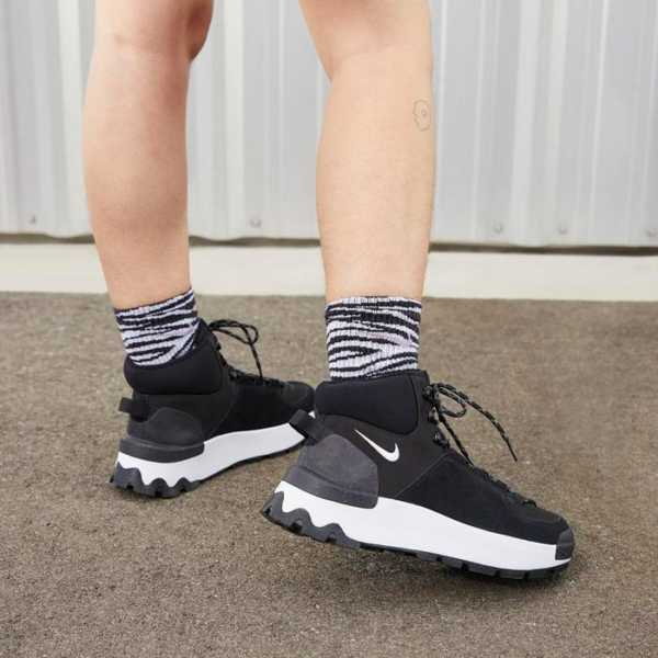 Giày Nike City Classic Boot 'Black White' DQ5601-001 - Ảnh 3