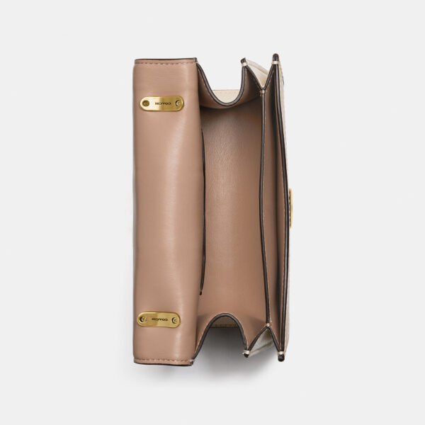Túi Coach Alie 18 In Sinagture Jaccquard 'Snake Skin' C3760 B4SHG - Ảnh 5