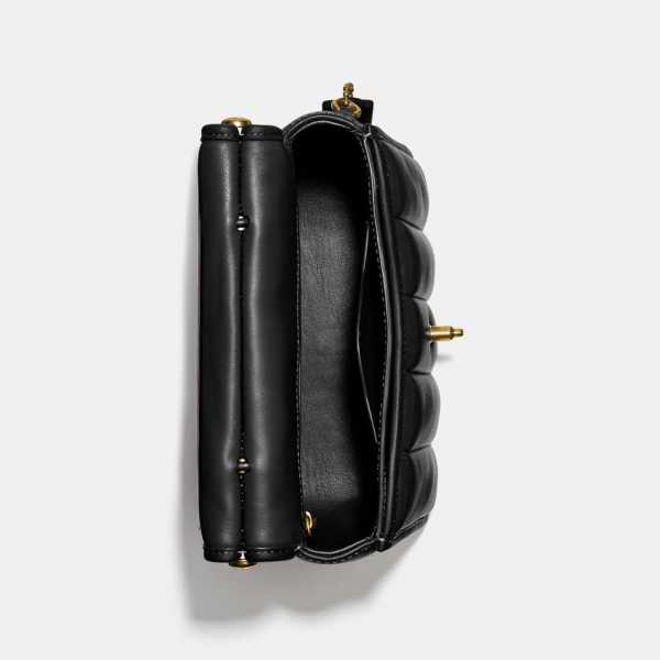 Túi Coach Willis Top Handle 18 With Quilting C3844 B4 BK - Ảnh 3
