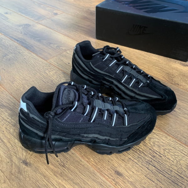 Giày Nike Comme des Garçons x Air Max 95 'Black' CU8406-001 - Ảnh 3