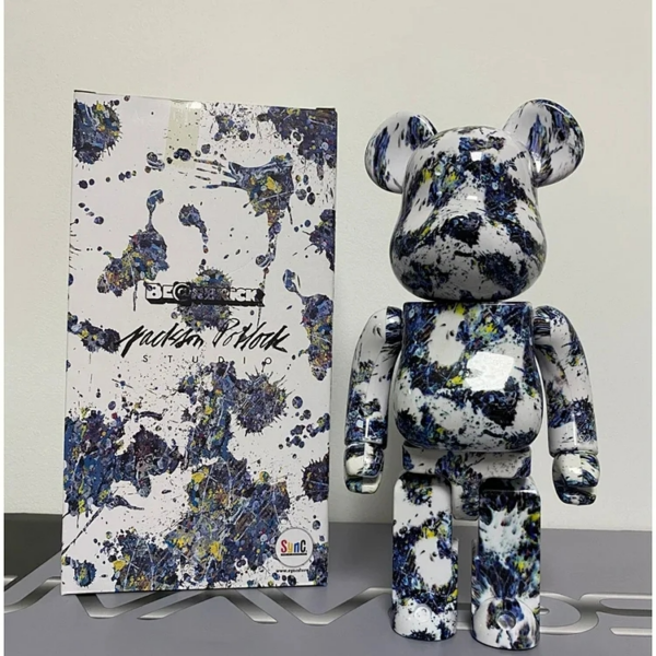 Mô Hình Bearbrick Jackson Pollock Splash 100% + 400% & 1000% - Ảnh 3