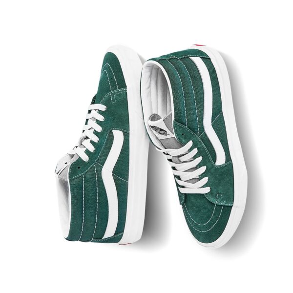 Giày Vans Sk8Mid 'Green' VN0A3WM322K - Ảnh 2